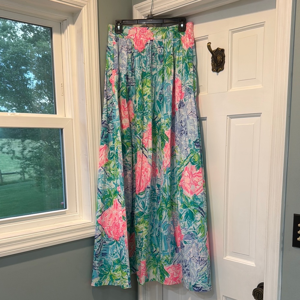 EUC Bohemian Queen Maxi Skirt